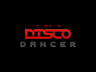 I AM A DISCO DANCER...! design graphic design illustration typography vector