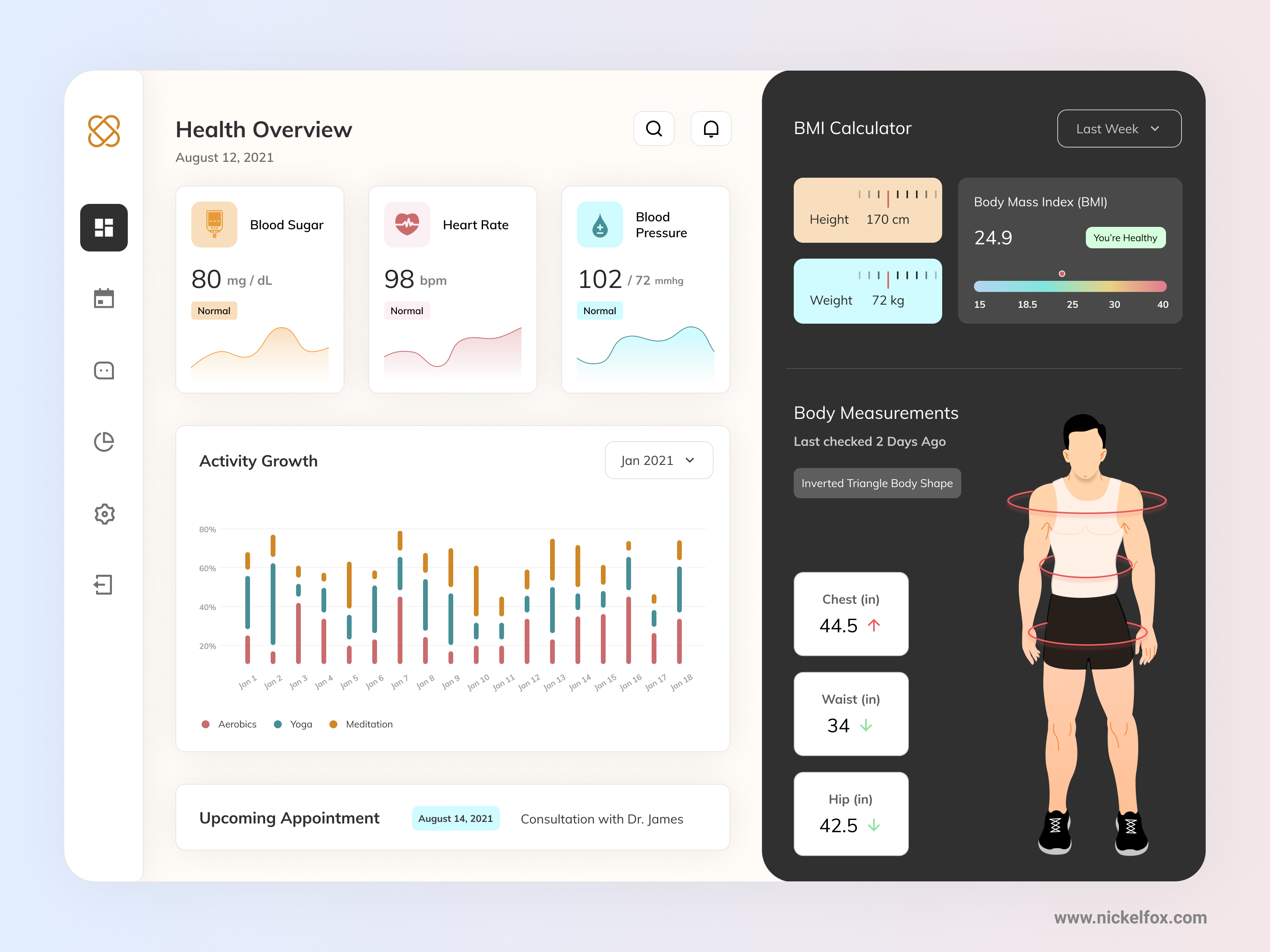 Example of Web And Mobile App Design
