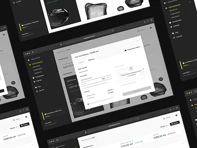 Mobile UI/UX design | Merge Development agency black blockchain cash concept crypto digital finance fintech interface invest mobile modern money product design ui ux web app web design