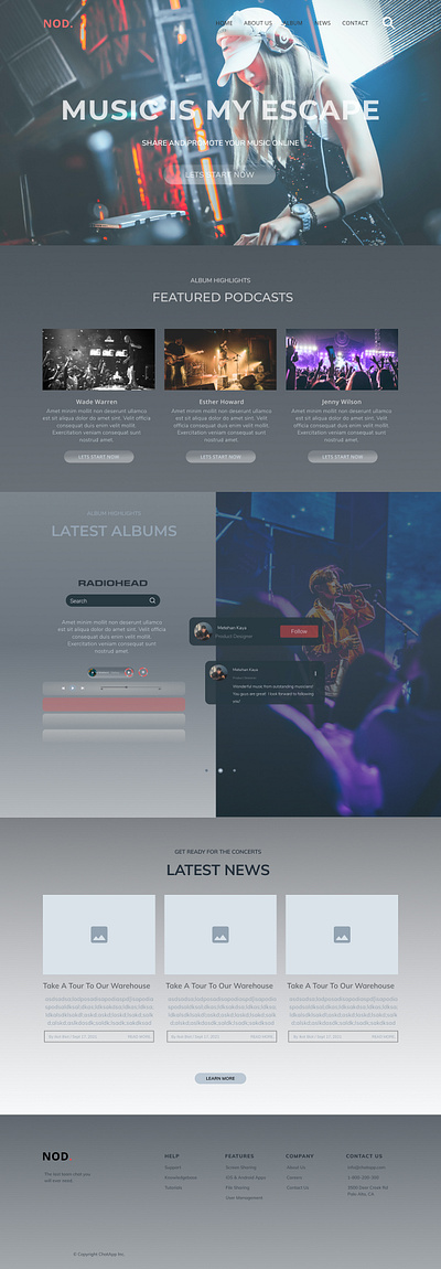 NOD. MUSIC company
