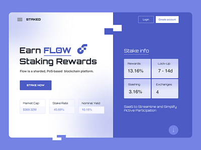 Crypto Staking Platform bitcoin coin crypto cryptocurrency cryptodesign dapp defi dribbble invite eth farm flow near nft sol staking xrp