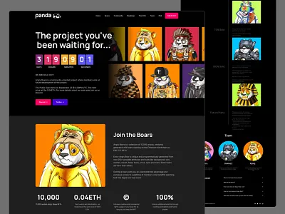 NFT: landing page branding crypto digital product graphic design home page landing landing page nft nft platform product page ui design ux design web web design web page web site website