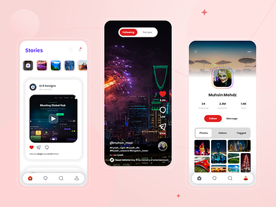 Instagram clone adobe xd c android app app design branding design facebook figma insta instagram ios mobile app deisgn with figma prototype sketch social media ui ux visual designing wireframe