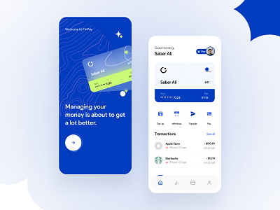 Finance App UI app ui card clean app design finance minimal mobile app mobile apps saber saber ali ui uidesign uiux