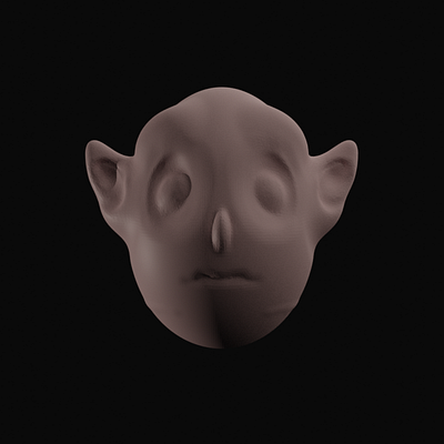 First Sculpting Try rendering3d