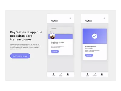 Payfast (Info Card) app design infocard pay ui ux