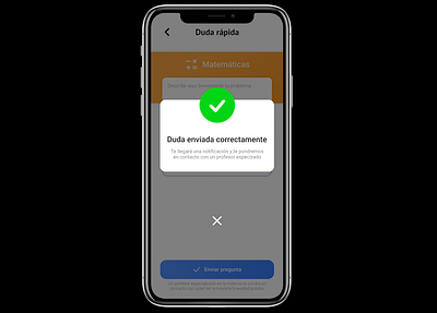 Success modal - educational app app education mobile modal success ui