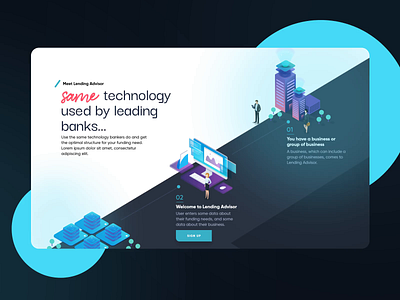 Lending Advisor Website design ui ui design ux uxui web web design website