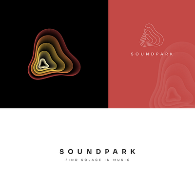 Soundpark Branding branding creative creativedreams design graphic design illustration logo logo design minimal music sound soundpark vector