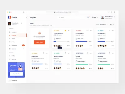 CRM - UI clean creative crm dailyui dashboard design minimal product simple ui web web app
