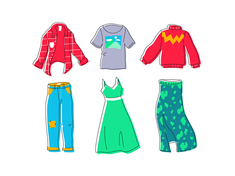 Browse thousands of Kid S Clothing images for design inspiration | Dribbble