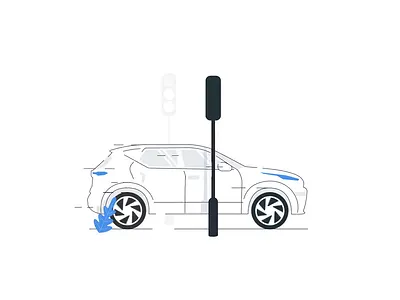 Car Page Loader | Micro interaction 06 after effects animation automotive car design gif illustration loader loop motion motion graphics page loader ui ux