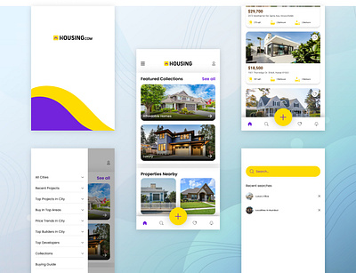 Housing App Redesign app design app redesign app ui design housing app housing app redesign latest ui latest ui design latest ui trends mobile app mobile app design mobile design mobile screen mobile ui ui ui design uiux user interface