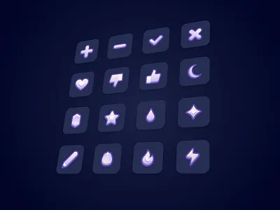 Icon Kit Marshmallow branding fire flower icon graphic design heart icon icon icon kit icon set iconography icons illustrations marshmallow minimalist modern moon plus star