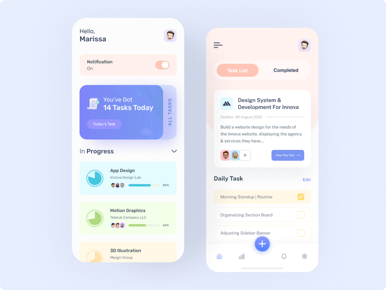 Task Management - Mobile App By Muhsin On Dribbble