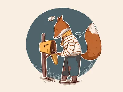 Fox secret animals autumn autumn illuctration book illustration character characterdesign children book children character fall fox illustration