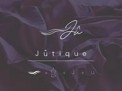 Logo Design for Juique 2d 2d art brand branding clothing design digital digital art fashion graphic design identity branding illustration logo logo design minimal modern texture typography vector wordmark