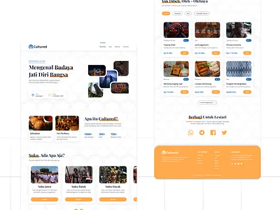 Cultured Web Design app design graphic design illustration ui ux