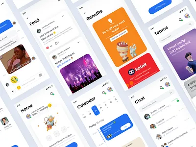 Team Management app colorful contemporary design graphic design management minimalistic mobile mobileui team ui ux