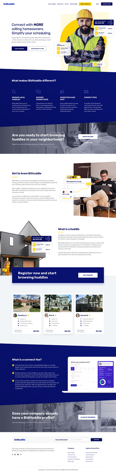BH-Pros Landing Page austin agency creative agency creative web agency freelance agency freelance web designer freelancer landing page landing page design saas saas landing page template ui ux web agency web design web designer web development web landing page web layout website website design