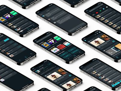 Socia iOS App Redesign app app store dark mode figma ios ios redesign ios web app minimal mobile mobile ui new design popular ui ux web app