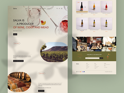 Wine shop. Author's wine 🍇 e commerce website ui ux wine wine shop