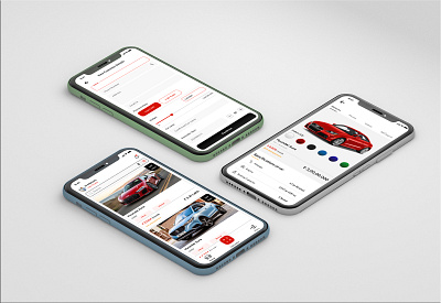 Car Selling App for salesperson adobexd color pallets 😉 design figma design ui