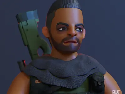 NERO (the game) - Fan Art 3dart 3dmodel arimac art b3d blender blender3d blendercycles blenderrender characterart digitalart nerofanart nerogame srilanka