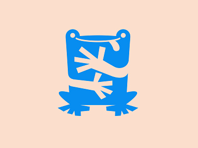 Blue Frog animallogos animalogos animals bluefrog cleanlogos emblems favicons froglogos frogs kids logos marks mascot mascotlogos mascots minimallogos modernlogos simplelogos symbols whatsnew
