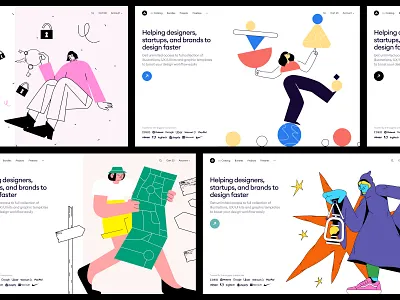 Craftwork illustrations 3d animation application branding craftwork design desktop graphic design illustration illustrations interface landing logo motion graphics ui vector web website