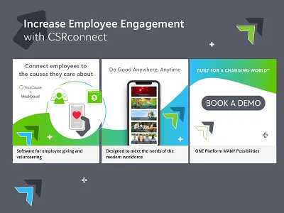 CSRconnect Linkedin Ads branding design digital marketing graphic design