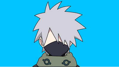 Little Kakashi anime graphic design kakashi naruto