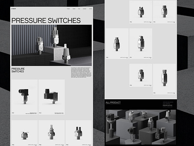 Vibor | Categories Page Details 3d 3d motion animation branding catalogue debut design gallery graphic design grey illustration logo metal minimal motion graphics product products sensor steel ui