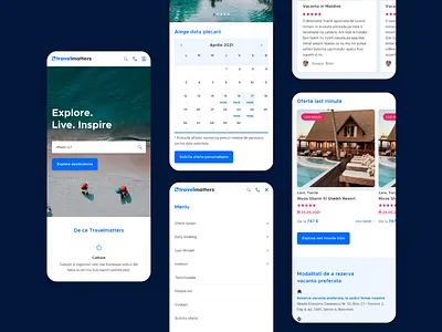 Travelmatters - UI/UX Design graphic design logo ui uiux web design