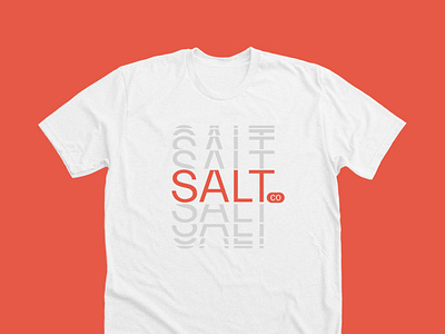 Salt Co Shirts apparel branding college identity ministry print design salt salt co shirts typeface vector