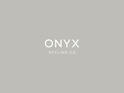 Onyx Styling Co. Custom Brand Design branding custom stylist design graphic design logo logo design luxurious luxury brand design minimal brand design modern brand design modern logo design personal styling san serif style stylist typography vector wardrobe wardrobe curation