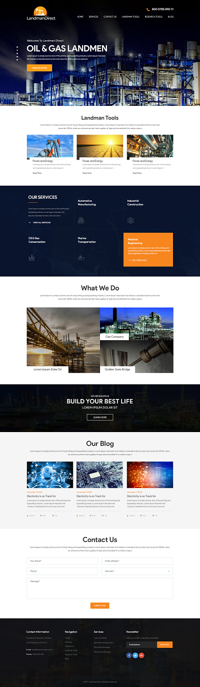 Landman direct branding design graphic design ui ux websitedesign