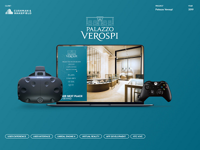Palazzo Verospi - Application Design & Development app design ui ux