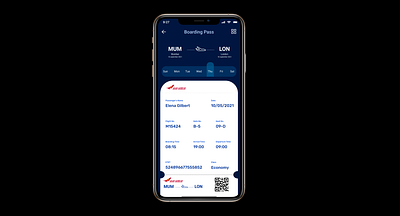 Boarding Pass boarding pass dailyui dailyui24 design ui ux