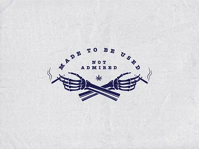 MIsix Skeleton Hands | Dribbble Weekly Warm-up branding cannabis design graphic design grunge illustration logo marijuana navy skeleton spooky tshirt typography vector weekly warm up