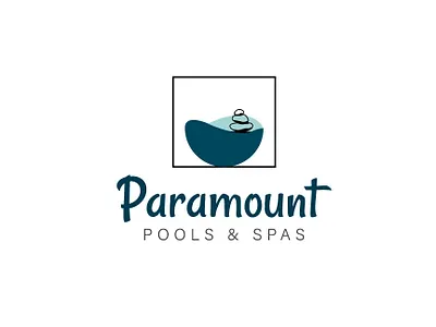 Paramount bath logo bath logo brand company graphic design logo logo design pool spa