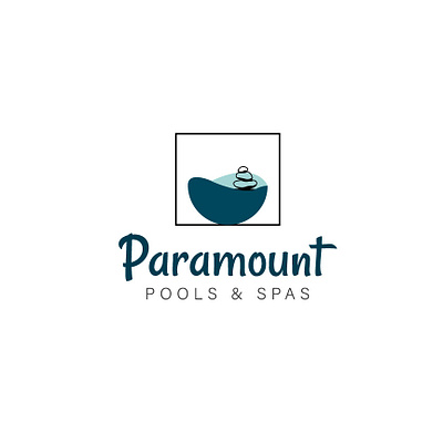 Paramount bath logo bath logo brand company graphic design logo logo design pool spa