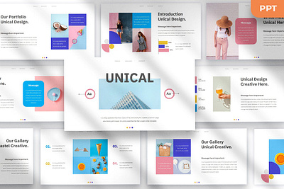 Unical Presentation Template clean corporate deck design keynote layout modern multipurpose pitch pitch deck powerpoint presentation slide slides studio template ui unique ux website