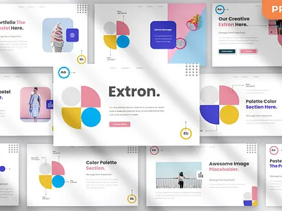 Extron Presentation Template clean corporate deck design keynote layout modern multipurpose pitch pitch deck powerpoint presentation slide slides studio template ui unique ux website