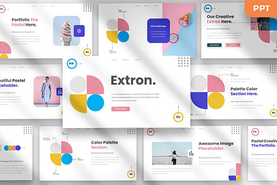 Extron Presentation Template clean corporate deck design keynote layout modern multipurpose pitch pitch deck powerpoint presentation slide slides studio template ui unique ux website