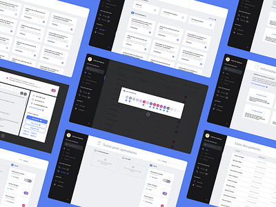 💊 Medical App app blue cards clean cms dashboard design figma hospital medical patient ui