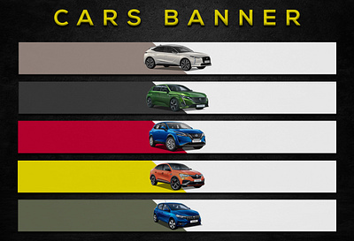 Cars Banner for social media banner branding business cover graphic design media poster rollup social theartisticamit