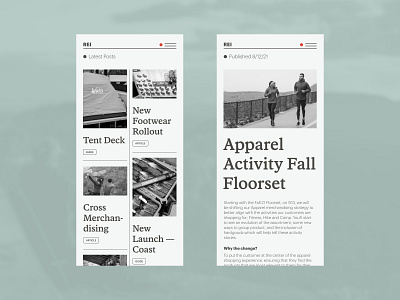 REI Visual Merchandising Web App (02) large text minimal mobile mobile website modern design ui ux ux design website wordpress