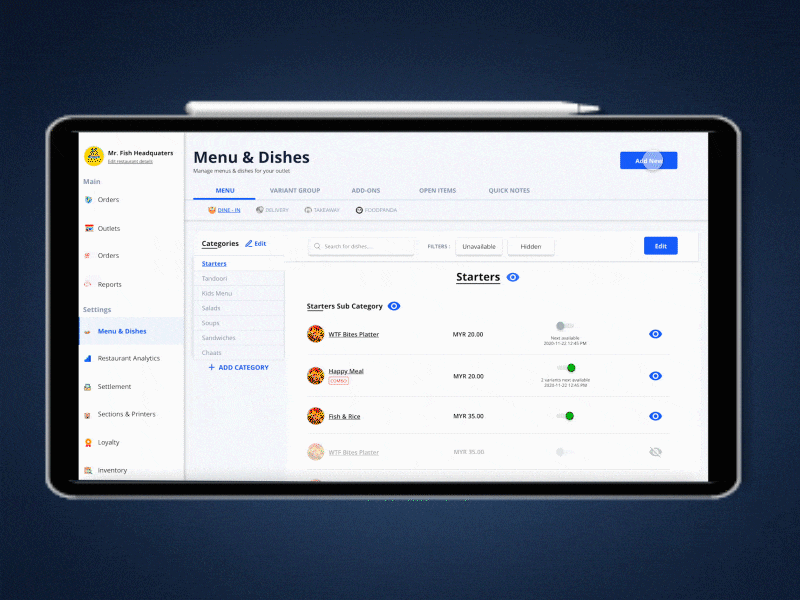 Creating Menu Item animation app design apple dashboard free motion graphics saas ui ux web design