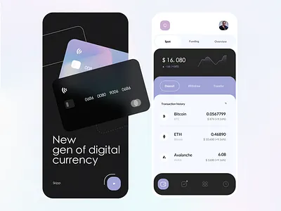 Crypto exchange app app bitcoin branding crypto design graphic design ill illustration ui ux